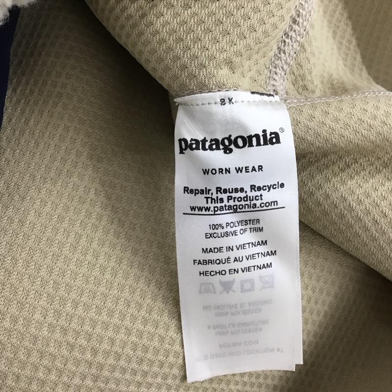 パタゴニア patagonia ジャケット、上着 ジャンパー、ブルゾン 23056fa18 クラシックレトロ ジャケット ジップアップジャケット XS ロゴ、文字 アイボリー / アイボリー / メンズ USED 古着 中古 10154246
