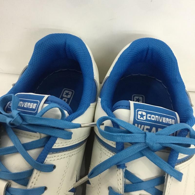 コンバース CONVERSE スニーカー スニーカー 34201800 WEAPON CC OX 28cm 箱有 28.0cm ロゴ、文字 白 / ホワイト / white X 水色 / ライトブルー / メンズ USED 古着 中古 10154359