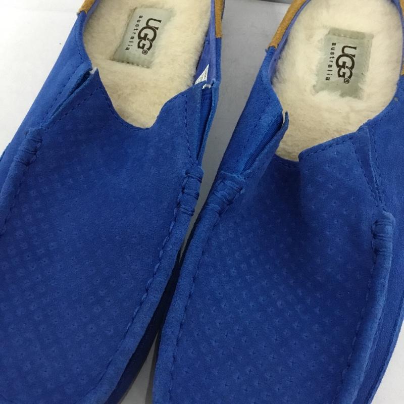 アグ UGG サンダル サンダル 1009723 スリッポン スウェード 26cm 26.0cm ロゴ、文字 青 / ブルー / blue メンズ USED 古着 中古 10154362