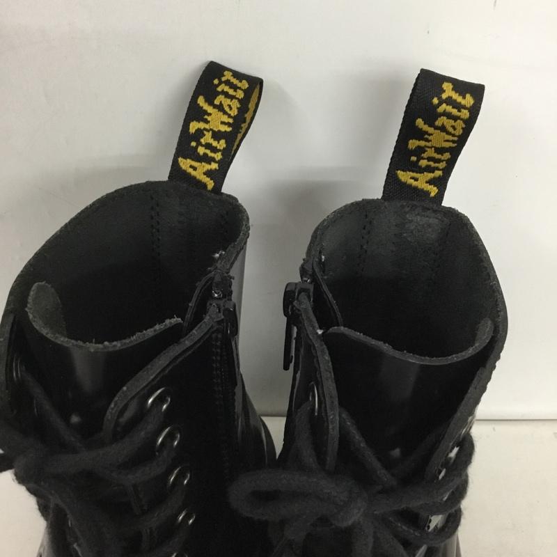 ドクターマーチン Dr.Martens ブーツ ショートブーツ JADON 8ホール 厚底ソール サイドジップ UK3 US:5 無地 黒 / ブラック / black レディース USED 古着 中古 10154385