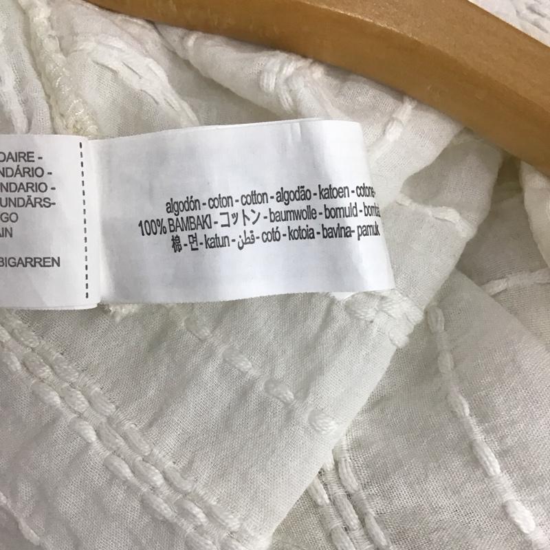ザラ ZARA カットソー 長袖 長袖カットソー フロントボタン S アイボリー / アイボリー / レディース USED 古着 中古 10154469