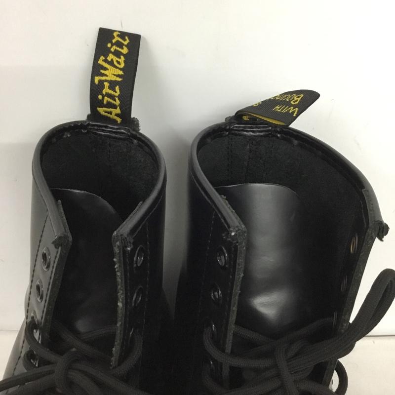 ドクターマーチン Dr.Martens ブーツ ショートブーツ 8ホール UK7 レースアップ US:8 無地 黒 / ブラック / black メンズ USED 古着 中古 10154493