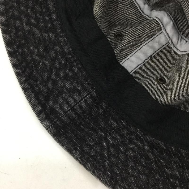 ニューハッタン newhattan 帽子 ハット デニム バケットハット 無地 黒 / ブラック / black メンズ USED 古着 中古 10154499