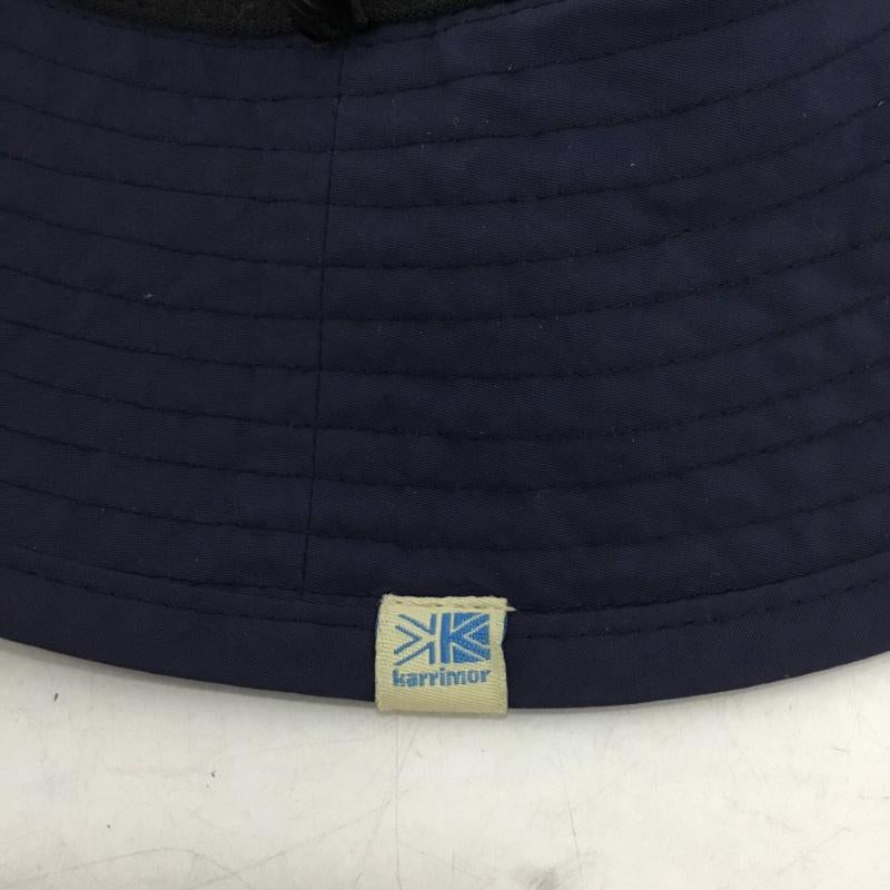 カリマー Karrimor 帽子 ハット 5H02UBJ2 トレッキングハット アウトドアハット ロゴ、文字 紺 / ネイビー / navy メンズ USED 古着 中古 10154500