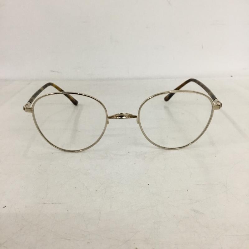 オリバー・ゴールドスミス Oliver Goldsmith めがね・サングラス めがね RIPON メタルフレーム 伊達メガネ 無地 金 / ゴールド / gold color メンズ USED 古着 中古 10154501