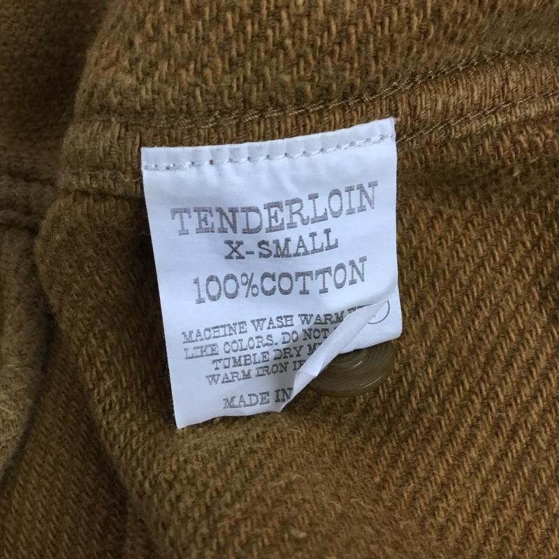 テンダーロイン TENDERLOIN シャツ、ブラウス 長袖 ワークシャツ XS 無地 キャメル / キャメル / メンズ USED 古着 中古 10154511