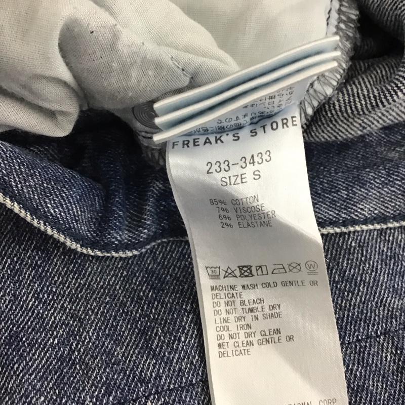 フリークスストア FREAK S STORE パンツ デニム、ジーンズ デニムパンツ ワイドパンツ カジュアルパンツ S 無地 インディゴ / インディゴ / Indigo レディース USED 古着 中古 10154560