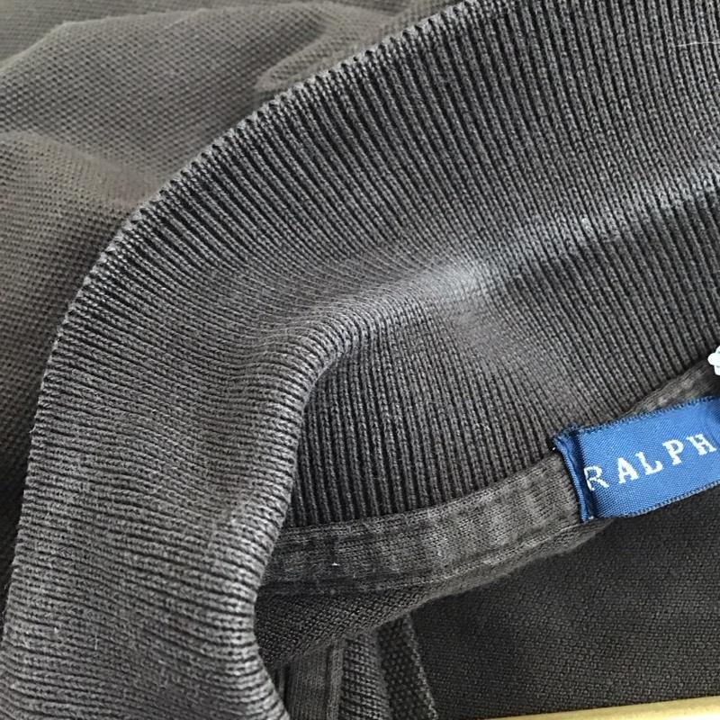 ラルフローレン RALPHLAUREN ポロシャツ 半袖 半袖ポロシャツ カラーシャツ 半袖カットソー XL ロゴ、文字 茶 / ブラウン / brown レディース USED 古着 中古 10154561