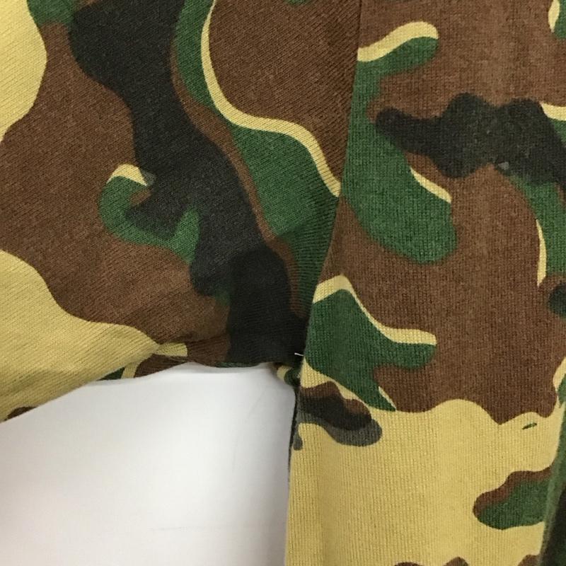 アベイシングエイプ A BATHING APE Tシャツ 半袖 半袖カットソー プリントTシャツ クルーネックカットソー L カモフラージュ柄・迷彩 マルチカラー / マルチカラー / multicolor メンズ USED 古着 中古 10154606