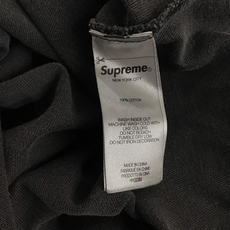 シュプリーム Supreme Tシャツ 半袖 半袖カットソー プリントTシャツ クルーネックカットソー L ロゴ、文字 ダークグレー / ダークグレー / メンズ USED 古着 中古 10154614