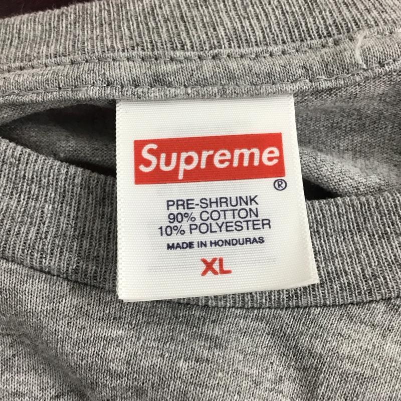 シュプリーム Supreme Tシャツ 半袖 fw24 FuckMoneyTee XL プリント 灰 / グレー / gray メンズ USED 古着 中古 10154615