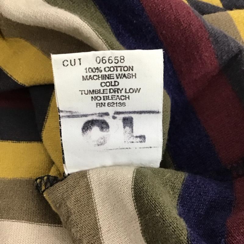 ゲス Guess Tシャツ 長袖 長袖カットソー プリントカットソー クルーネック M ロゴ、文字 マルチカラー / マルチカラー / multicolor メンズ USED 古着 中古 10154694