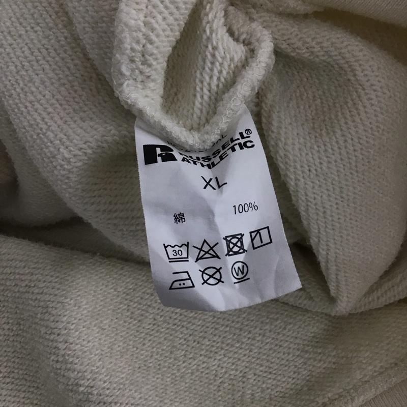 エクストララージ XLARGE パーカー 長袖 rc-24295xl ZIPUPHOODEDSWEATSHIRT XL ロゴ、文字 アイボリー / アイボリー / メンズ USED 古着 中古 10154716
