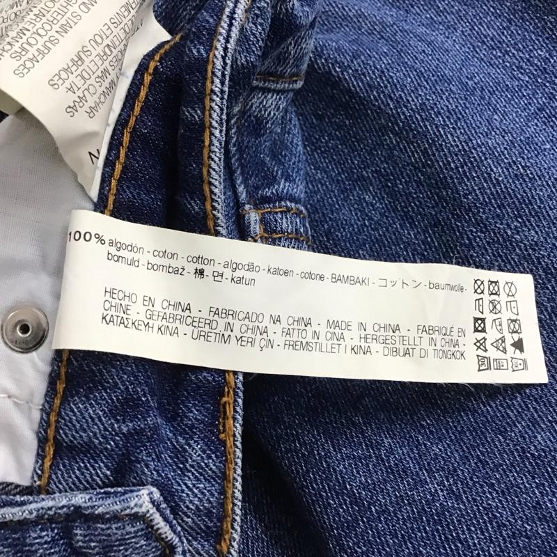 ザラ ZARA パンツ デニム、ジーンズ 34 無地 インディゴ / インディゴ / Indigo レディース USED 古着 中古 10154762