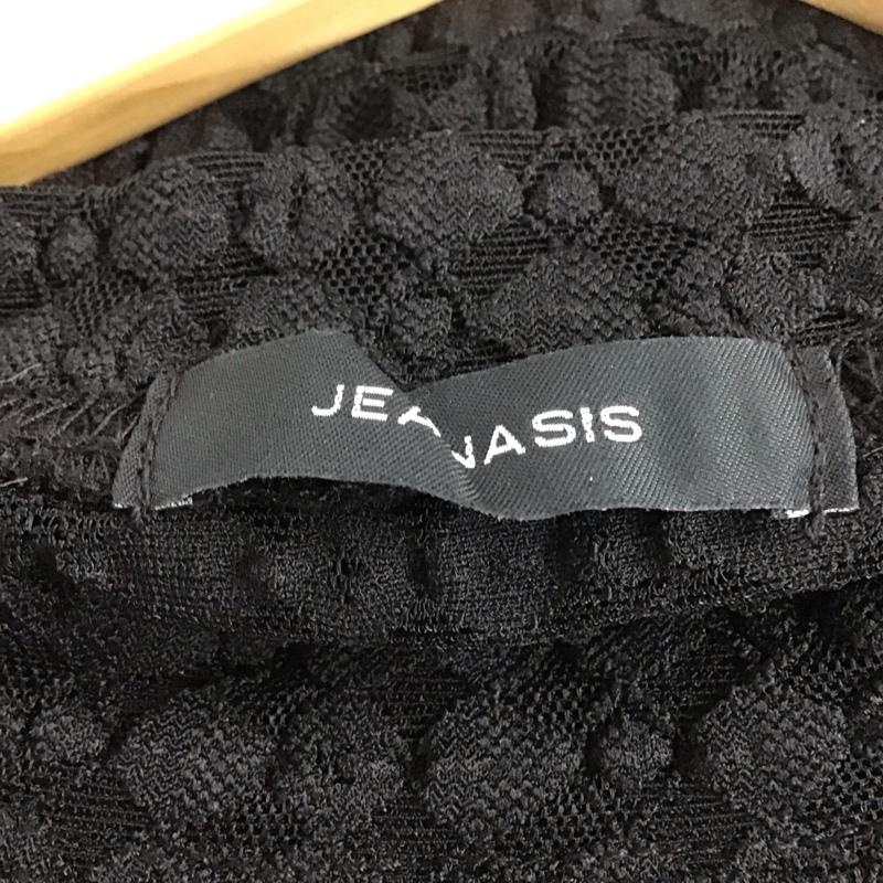 ジーナシス JEANASIS カットソー 長袖 JS064378MN ジーナシス オーバーサイズ カットソー サマーセーター FREE 無地 黒 / ブラック / black レディース USED 古着 中古 10154798