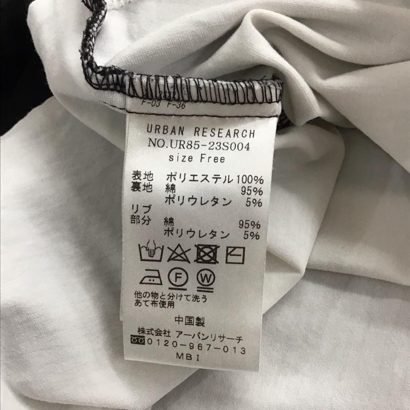 アーバンリサーチ URBAN RESEARCH カットソー 半袖 FREE 無地 黒 / ブラック / black レディース USED 古着 中古 10154824