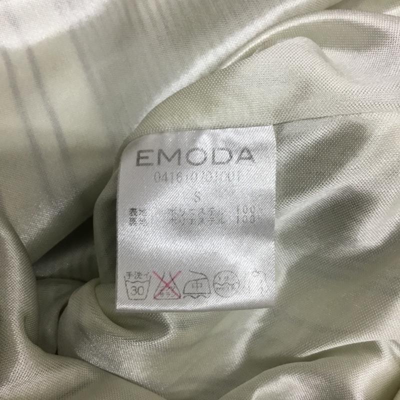 エモダ EMODA ボトムス ボトムス S ストライプ 白 / ホワイト / white X 黒 / ブラック / black レディース USED 古着 中古 10154864