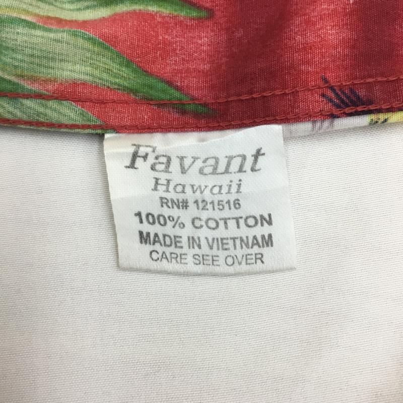 ユーズドクロージング used clothes シャツ、ブラウス 半袖 Paradise Style ハワイアンシャツ 赤 2XL 4L 花柄 赤 / レッド / red メンズ USED 古着 中古 10154914