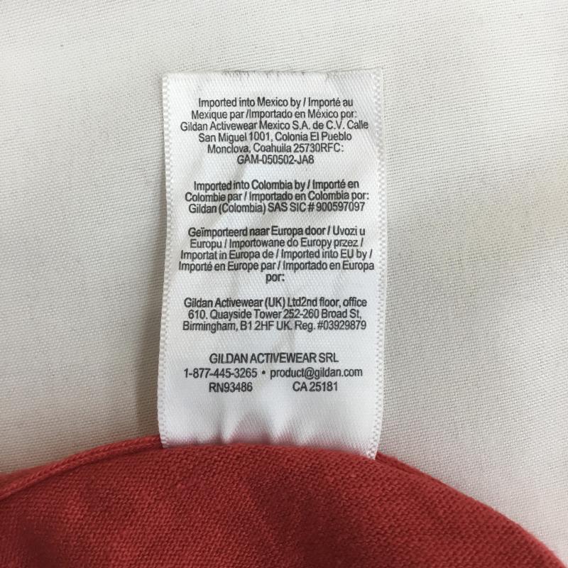 ギルダン GILDAN Tシャツ 半袖 GILDAN Dry Blend OZINGA Tシャツ 赤 XXL ワンポイント 赤 / レッド / red メンズ USED 古着 中古 10154918