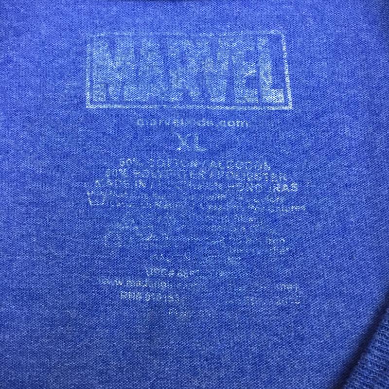 ユーズドクロージング used clothes Tシャツ 半袖 Captain Marvel Captain America Tシャツ ブルー XL プリント 青 / ブルー / blue メンズ USED 古着 中古 10154922