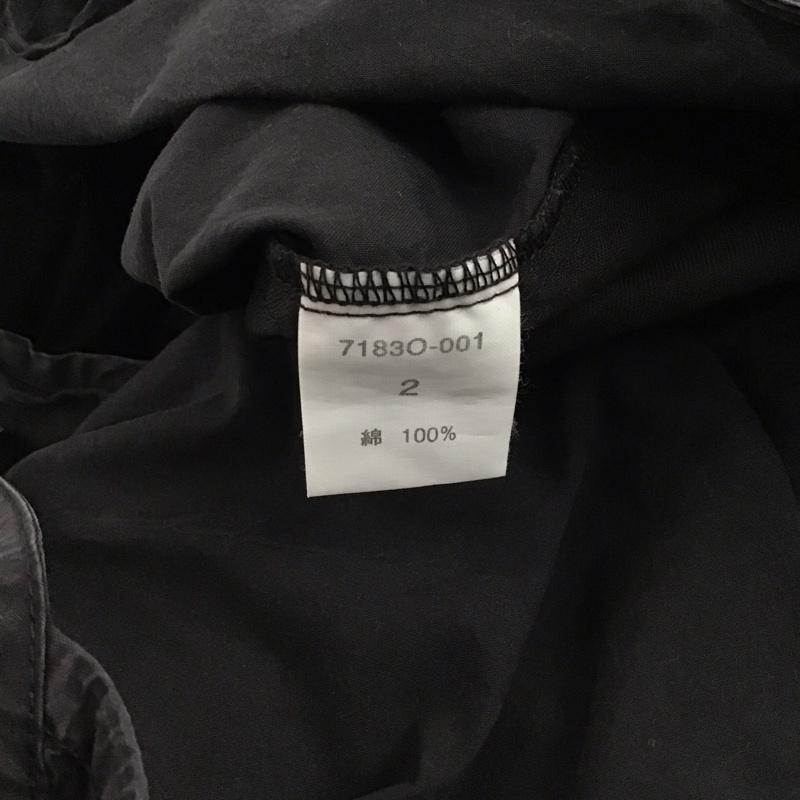 ナチュラルランドリー NATURALLAUNDRY サロペット・オーバーオール サロペット、オーバーオール 7183O-001 コットン 2 無地 黒 / ブラック / black レディース USED 古着 中古 10154934