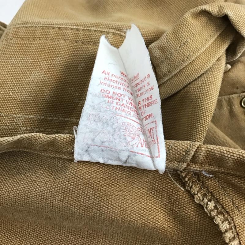カーハート Carhartt サロペット・オーバーオール サロペット、オーバーオール 30×34 ロゴ、文字 茶 / ブラウン / brown メンズ USED 古着 中古 10154947