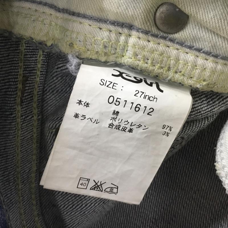 エックスガール X-girl パンツ デニム、ジーンズ 27インチ 無地 インディゴ / インディゴ / Indigo レディース USED 古着 中古 10154969