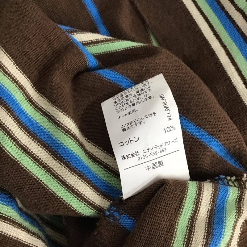 シテン CITEN ワンピース ロングスカート 4226-699-0061 カットソーワンピース バックスリット 長袖 M ボーダー柄 マルチカラー / マルチカラー / multicolor レディース USED 古着 中古 10155040