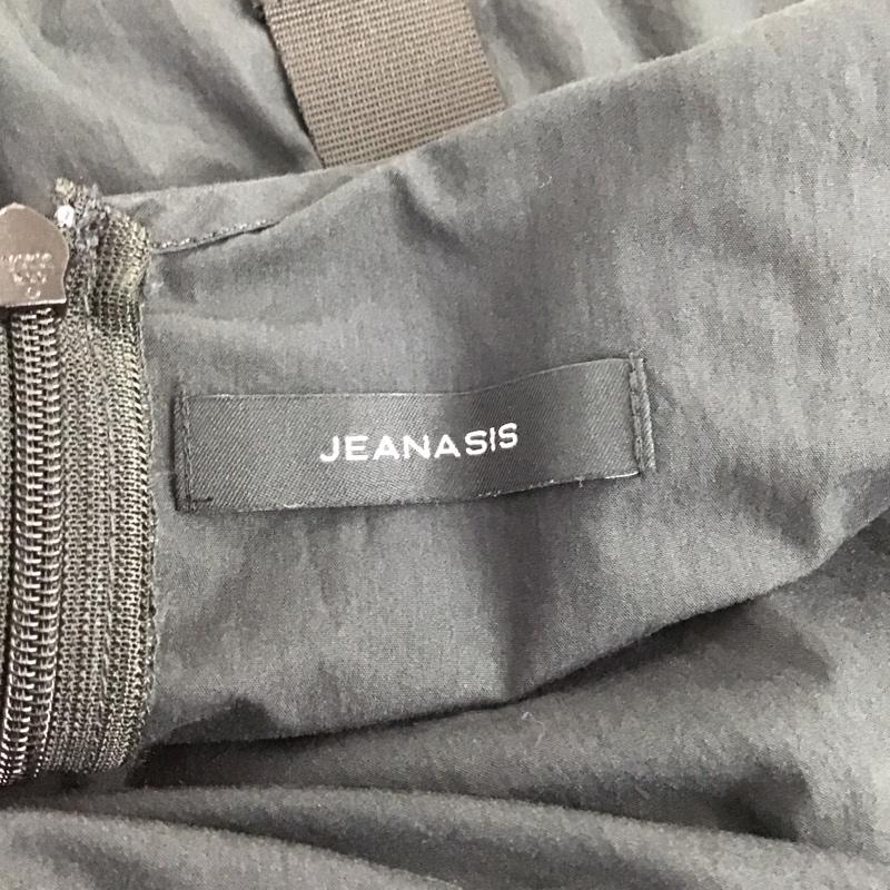 ジーナシス JEANASIS ジャンパースカート ジャンパースカート JS071523MW ウエストドロストジャンスカ ロング丈ワンピース FREE 無地 黒 / ブラック / black レディース USED 古着 中古 10155057