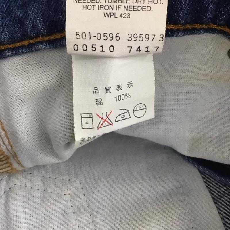 リーバイストラウスアンドコー Levi Strauss & co. パンツ デニム、ジーンズ デニムパンツ ワイドパンツ カジュアルパンツ 30インチ 無地 インディゴ / インディゴ / Indigo メンズ USED 古着 中古 10155198