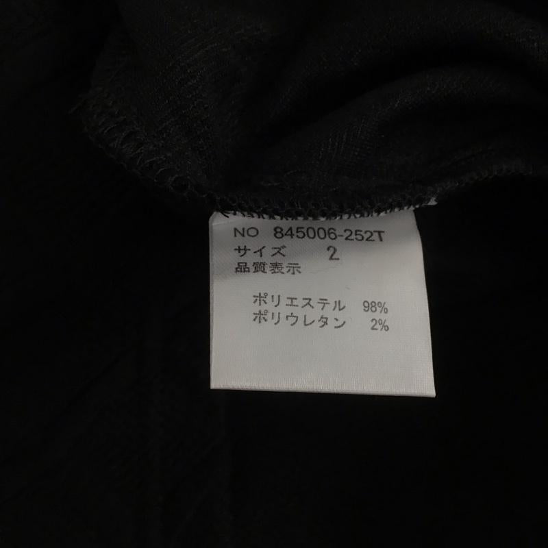 ノーアイディ NO ID. ニット、セーター 長袖 長袖ニットカットソー クルーネック セーター 2 総柄 黒 / ブラック / black メンズ USED 古着 中古 10155207