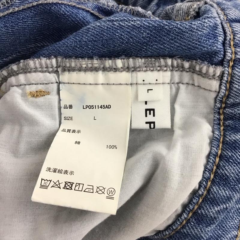 レプシィム LEPSIM パンツ デニム、ジーンズ LP051145AD サイドライン フレア バギー デニムパンツ L 無地 水色 / ライトブルー / レディース USED 古着 中古 10155239