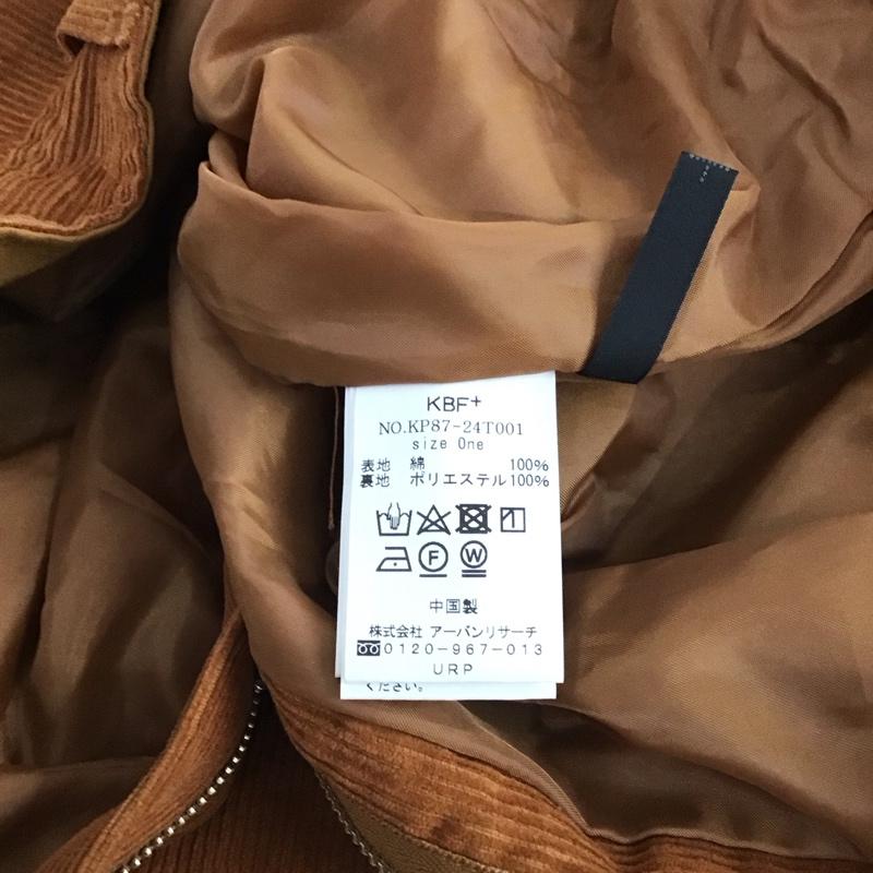 ケービーエフプラス KBF+ パンツ スラックス Kp87-24T001 コーデュロイ2タックパンツ ONE SIZE 無地 茶 / ブラウン / brown レディース USED 古着 中古 10155255