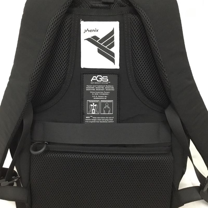 フェニックス PHENIX リュックサック、デイパック リュックサック、デイバッグ AGS NOMAD バックパック ロゴ、文字 黒 / ブラック / black メンズ USED 古着 中古 10155327