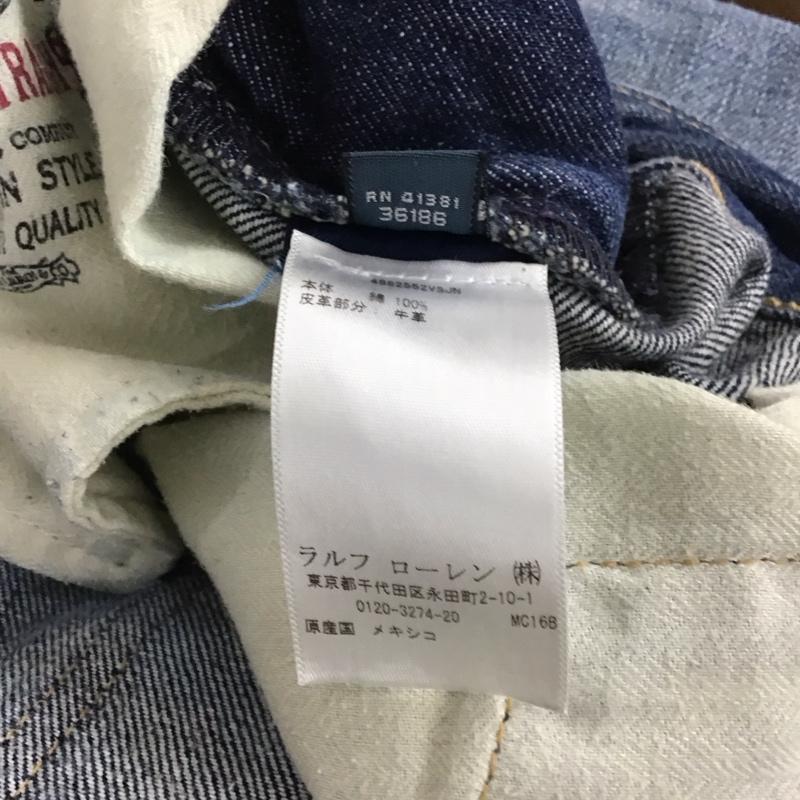 ポロラルフローレン POLO RALPH LAUREN パンツ デニム、ジーンズ デニムパンツ スリムパンツ カジュアルパンツ 32インチ 無地 インディゴ / インディゴ / Indigo メンズ USED 古着 中古 10155378