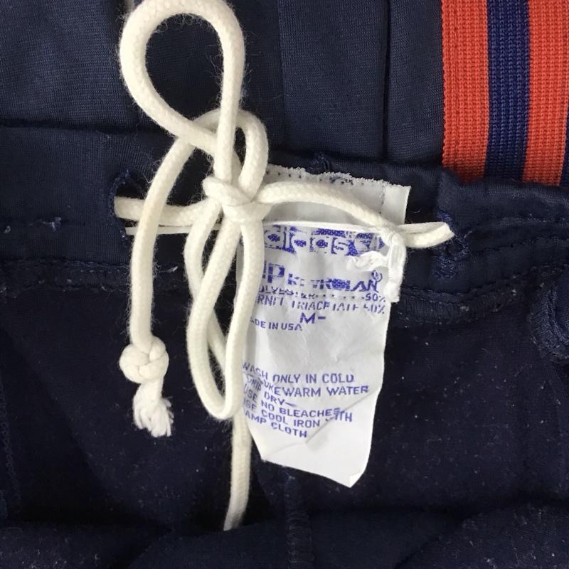 アディダス adidas パンツ ワークパンツ、ペインターパンツ ジャージパンツ ワイドパンツ カジュアルパンツ M ロゴ、文字 紺 / ネイビー / navy メンズ USED 古着 中古 10155434