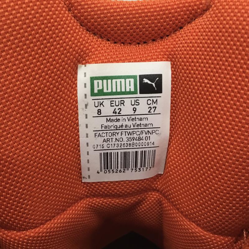 プーマ PUMA スニーカー スニーカー PUMA MCQ TECH RUNNER MID 359484-01 27.0cm ロゴ、文字 黒 / ブラック / black メンズ USED 古着 中古 10155440