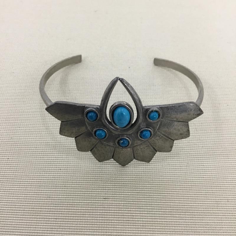 ザトゥーバンディッツ THE 2 BANDITS アクセサリー ブレスレット、バングル 銀 / シルバー / silver color X 青 / ブルー / blue メンズ USED 古着 中古 10155454