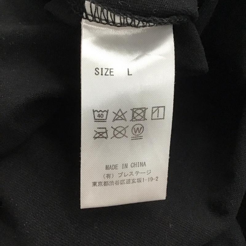 古着 USED Tシャツ 半袖 PRESTIGE APPAREL クルーネック バックプリント L プリント 黒 / ブラック / black メンズ USED 古着 中古 10155474