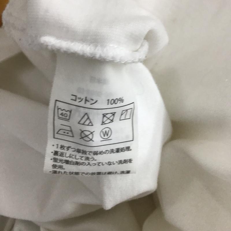 アンチドートバイヤーズクラブ ANTIDOTE BUYERS CLUB カットソー 長袖 長袖カットソー プリントカットソー クルーネック M ロゴ、文字 白 / ホワイト / white メンズ USED 古着 中古 10155479