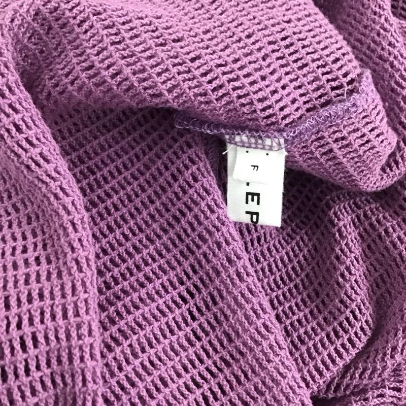 レプシィム LEPSIM ワンピース ロングスカート メッシュ ノースリーブ FREE 無地 紫 / パープル / purple レディース USED 古着 中古 10155487