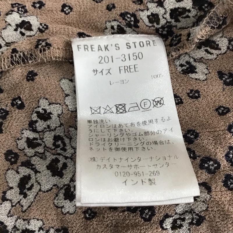 フリークスストア FREAK S STORE ワンピース ロングスカート 201-3150 レーヨンワンピース ガウンワンピース FREE 花柄 桃 / ピンク / pink レディース USED 古着 中古 10155490