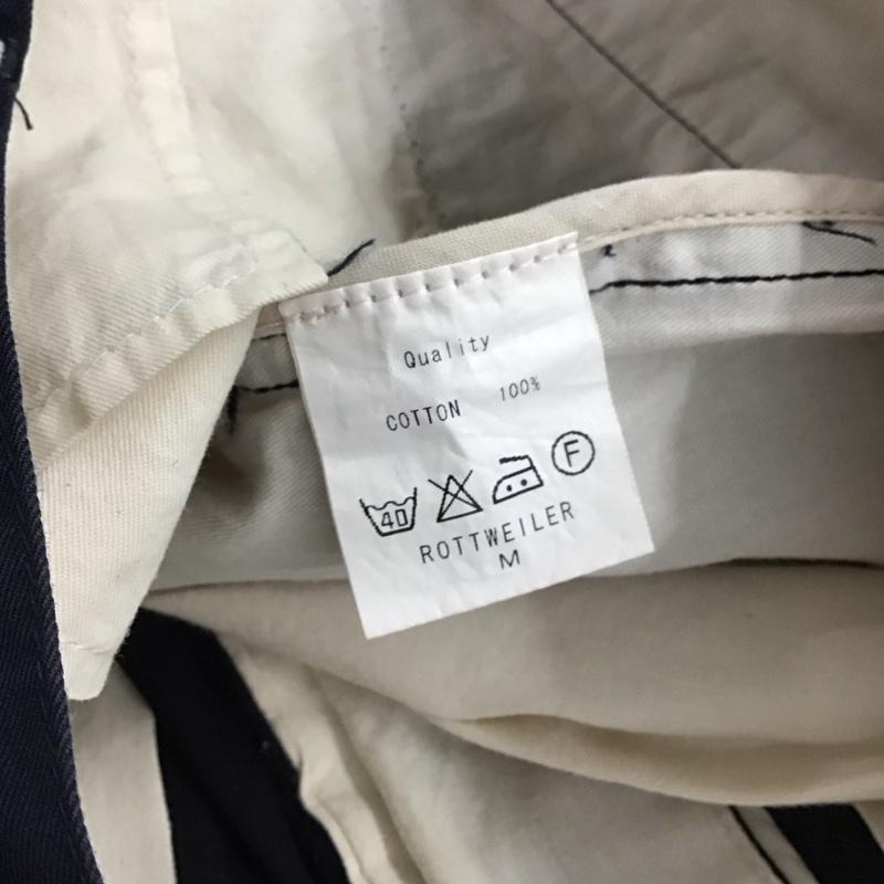 ロットワイラー ROTTWEILER パンツ チノパン チノパン スリムパンツ カジュアルパンツ M ロゴ、文字 紺 / ネイビー / navy メンズ USED 古着 中古 10155492