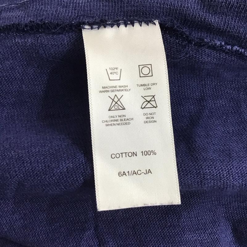 チャンピオン Champion Tシャツ 半袖 半袖カットソー プリントTシャツ クルーネックカットソー M ロゴ、文字 紺 / ネイビー / navy メンズ USED 古着 中古 10155552