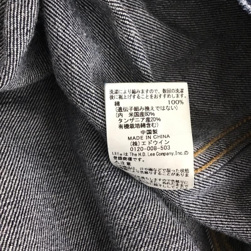 リー Lee ジャケット、上着 ジャンパー、ブルゾン デニムジャケット Gジャン アウター カジュアルジャケット M ロゴ、文字 インディゴ / インディゴ / Indigo メンズ USED 古着 中古 10155559