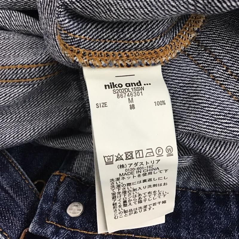 ニコアンド niko and... サロペット・オーバーオール サロペット、オーバーオール S202DL15SW コットン M 無地 青 / ブルー / blue レディース USED 古着 中古 10155564