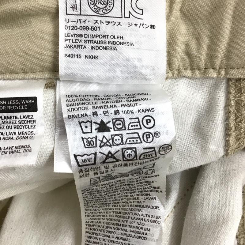 リーバイス Levi s パンツ ショートパンツ ハーフパンツ ショートパンツ カジュアルパンツ 32インチ 無地 ベージュ / ベージュ / beige メンズ USED 古着 中古 10155565