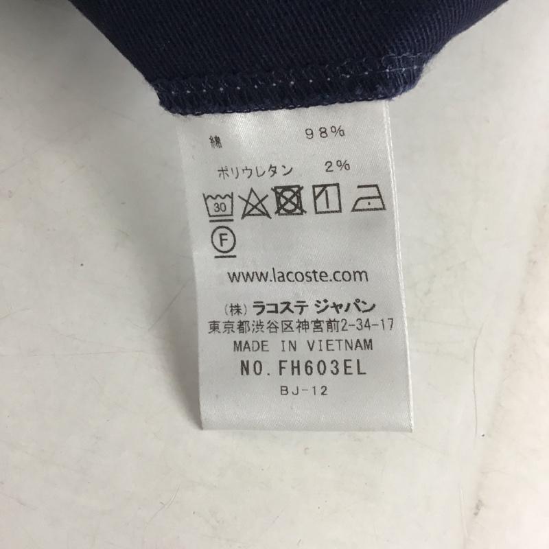 ラコステ LACOSTE パンツ ショートパンツ ショートパンツ ハーフパンツ カジュアルパンツ 38 無地 紺 / ネイビー / navy メンズ USED 古着 中古 10155571