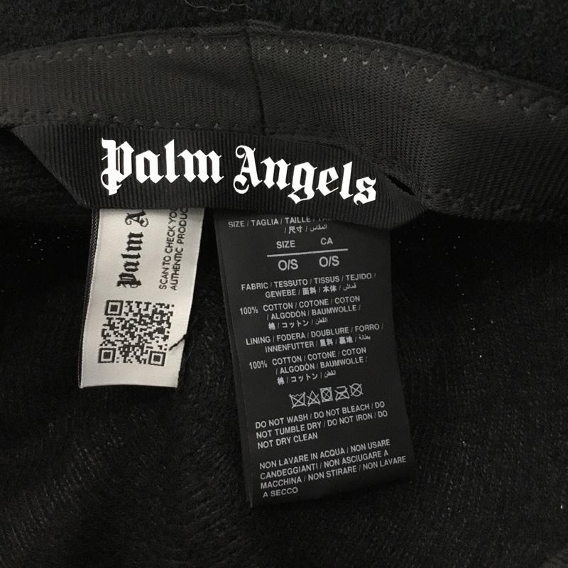 パーム・エンジェルス Palm Angels 帽子 ハット PMLA032F22FAB001 バケットハット ロゴ、文字 黒 / ブラック / black メンズ USED 古着 中古 10155583