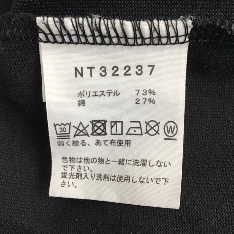ザノースフェイス THE NORTH FACE Tシャツ 半袖 nt32237 ショートスリーブヌプシティー プリントTシャツ L ロゴ、文字 黒 / ブラック / black メンズ USED 古着 中古 10155590